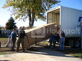 Loading hovercraft for shipment