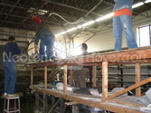 Foaming Hovercraft hull