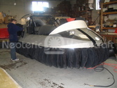 Hovercraft Fishing rod installation