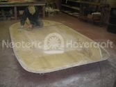 Foaming Hovercraft hull