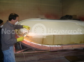 Hovercraft fiberglass body