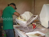 Hovercraft thrust bucket construction