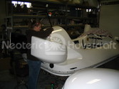 Image Hovercraft Reverse thrust bucket installation