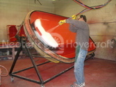 Building hovercraft body