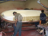 Building hovercraft body