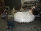 Hovercraft hull body bonding