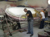 Indianapolis Colts owner Jim Irsay hovercraft