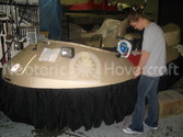Attaching Hovercraft skirt
