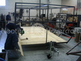 Hovercraft trailer construction