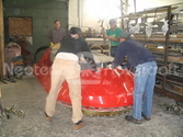 Hovercraft Hull-body bonding
