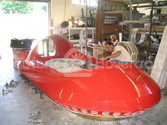 Bonding hovercraft Body and Hull