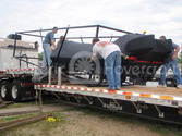 Shipping hovercraft
