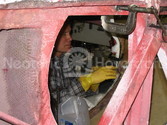 Hovercraft thrust flange
