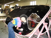 Building hovercraft body