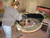 Building hovercraft thrust collar