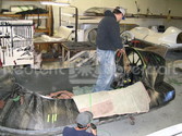 Hovercraft skirt attachment