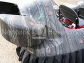 Hovercraft reverse thrust buckets