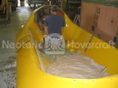 Building hovercraft body