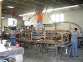Building hovercraft hull