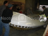 Building hovercraft body