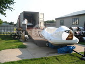 Shipping hovercraft