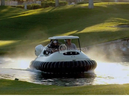 Chris Fitzgerald Bubba Watson Neoteric BW1 Hovercraft golf cart