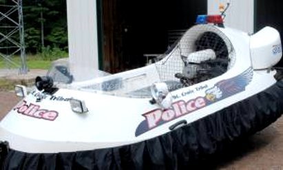 Picture St Croix Tribal Police rescue hovercraft