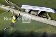 Image Hovercraft water rescue victim Wabash River