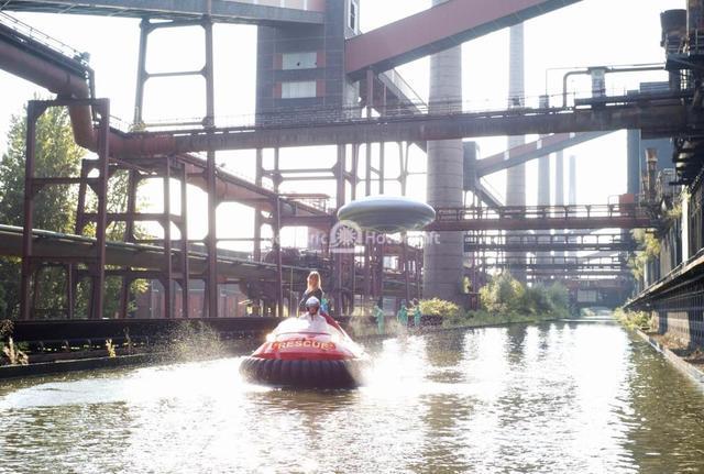 Neoteric Hovercraft Used in Film Production