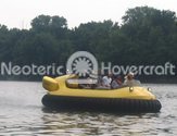 Hovercraft In Motion with Passengers