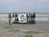 Anti-poaching team introduced to hovercraft
