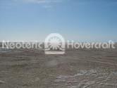 Neoteric commercial hovercraft utilized in Kuwait intertidal zone
