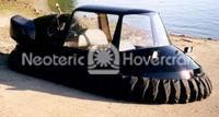 Commercial hovercraft with cabin
