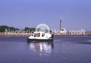 Commercial hovercraft at power plant