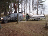Hovercraft trailer transport