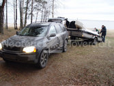 Photo hovercraft trailer