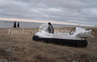 Hovercraft in action