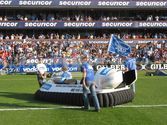 Extreme Fun performing for a half-time show