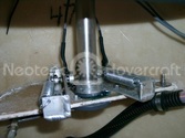 Hovercraft reverse thrust control potentiometer