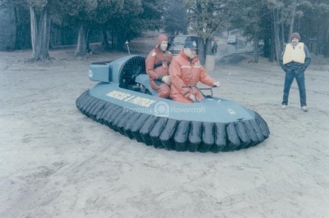 Questrek rescue hovercraft for ST. Lawrence County, NY, 1990