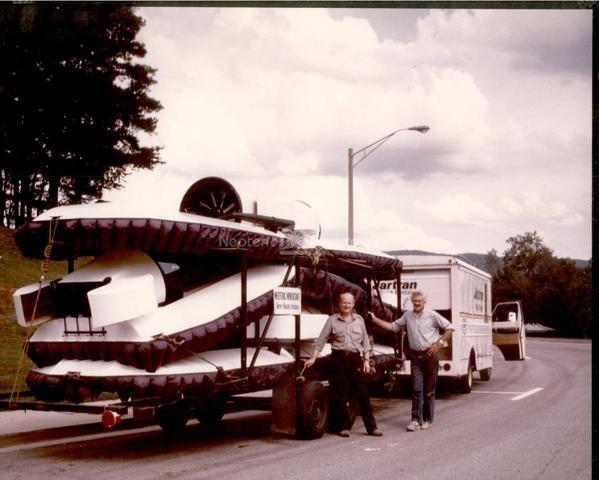 Hovercraft delivery to Disney World, 1986