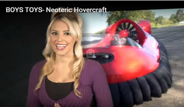 Wealth TV Boys Toys Jenn Barlow Amphibious vehicle Hovercraft picture