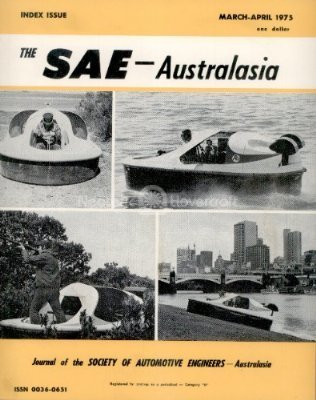 Cover story, Society of Automotive Engineers, 1975