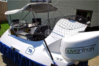 Image commercial hovercraft Tetra Tech Custom hovercraft for munitions detection vehicles