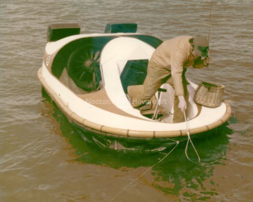 Neova 1 hovercraft used for fishing