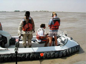 Kuwait Military Detects Land Mines with Neoteric Hovercraft