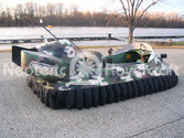 Camouflage Hovercraft testing