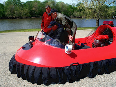 Image Norman Township Fire Department Rescue hovercraft training