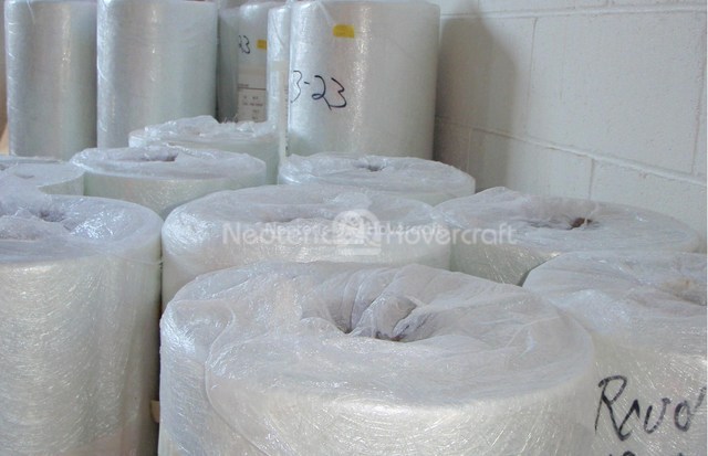 Photo hovercraft fiberglass