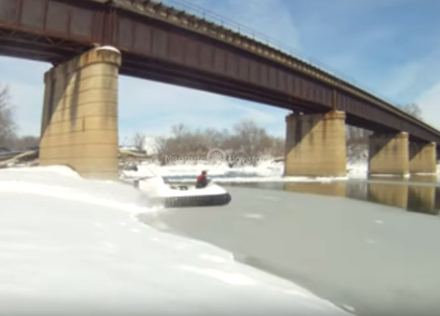 Hovercraft video Cure for cabin Fever
